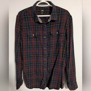 Vans Plaid Button-Up Shirt